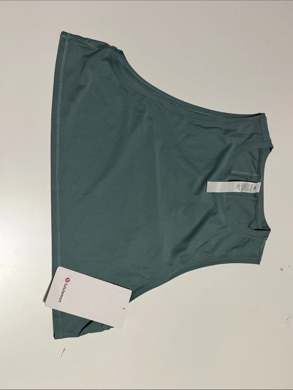 lululemon athletica Women's Teal-Blue Athletic Tank Top
